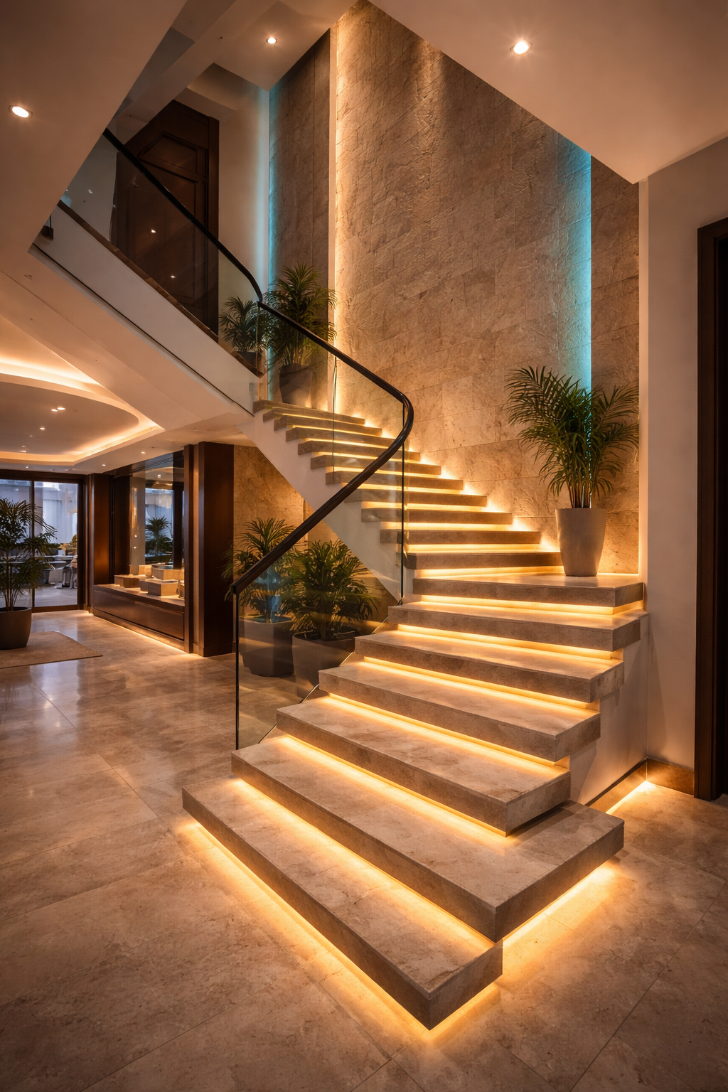 Proyecto de iluminación — iluminacion escaleras