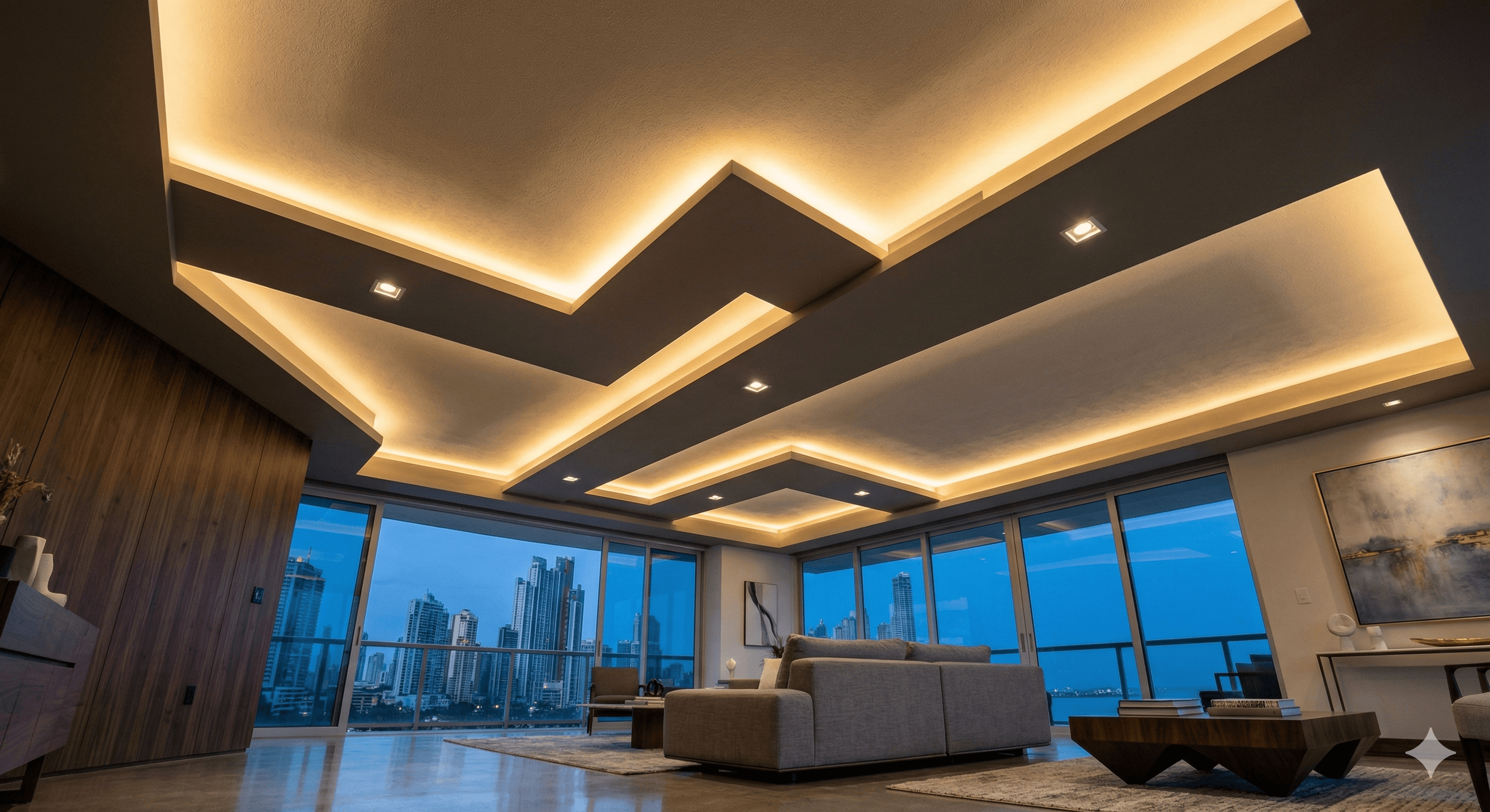 Iluminación perimetral residencial
